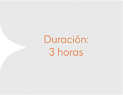 Duración: 3 horas Duración: 3 horas